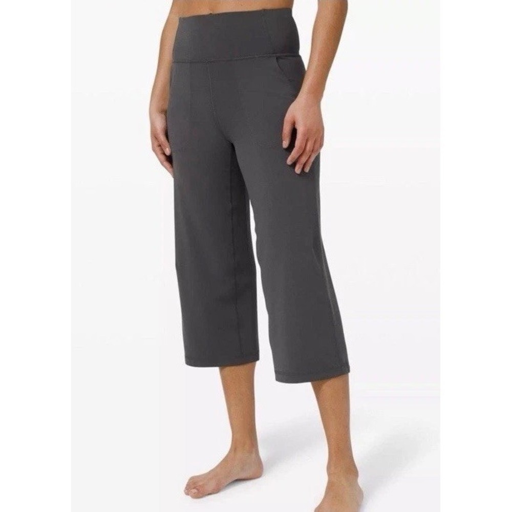 Lululemon Align Wide-Leg Super-High-Rise Crop Nulu Pants 10 NO Pilling